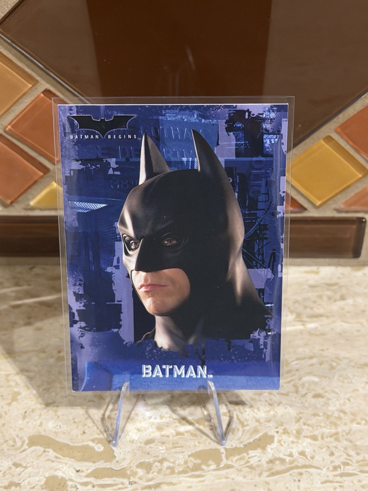 2005 Topps Batman Begins #3 Christian Bale Batman Rookie Card Dark Knight DC