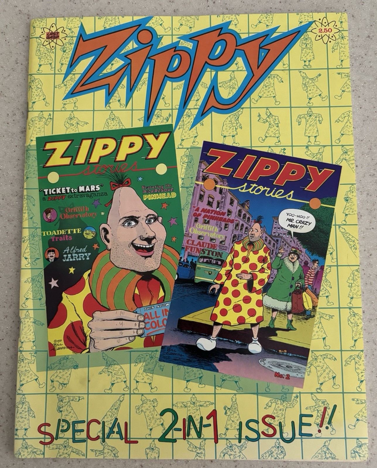 ZIPPY-SPECIAL 2-IN-1 ISSUE-(1982 LAST GASP COMICS) BILL GRIFFITH ART ZIPPY-SPECIAL 2-IN-1 ISSUE-(1982 LAST GASP COMICS) BILL GRIFFITH ART
