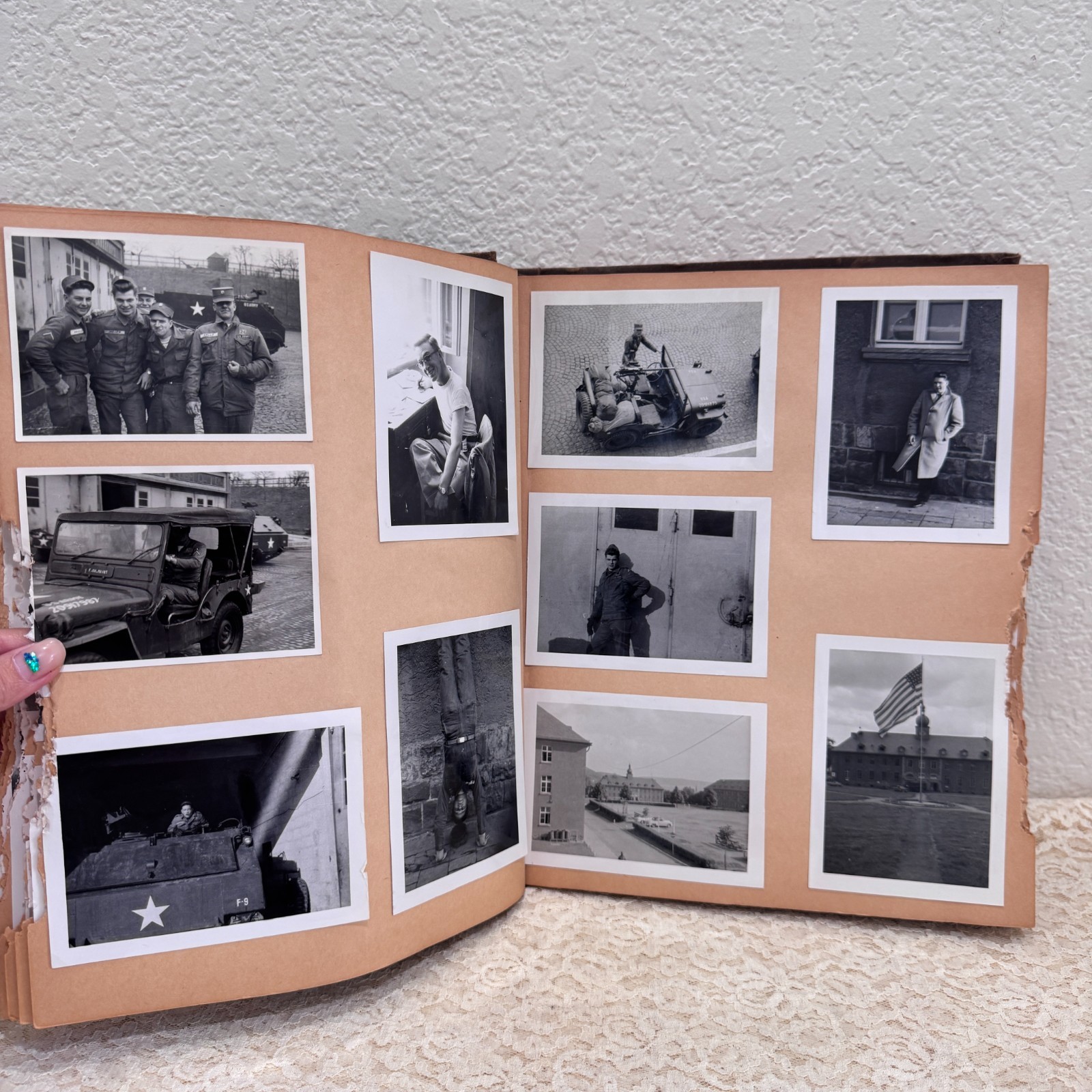 1950s US Army Germany Scrapbook 423 Photos Cold War Texas Clippings M59 APC
