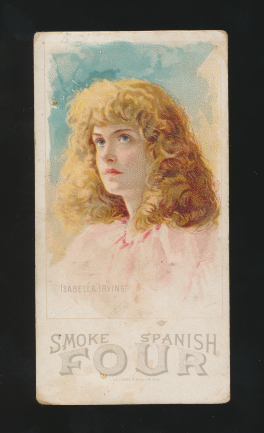 1880\'s N532 Smoke Spanish Four ACTRESSES -ISABELLA IRVING