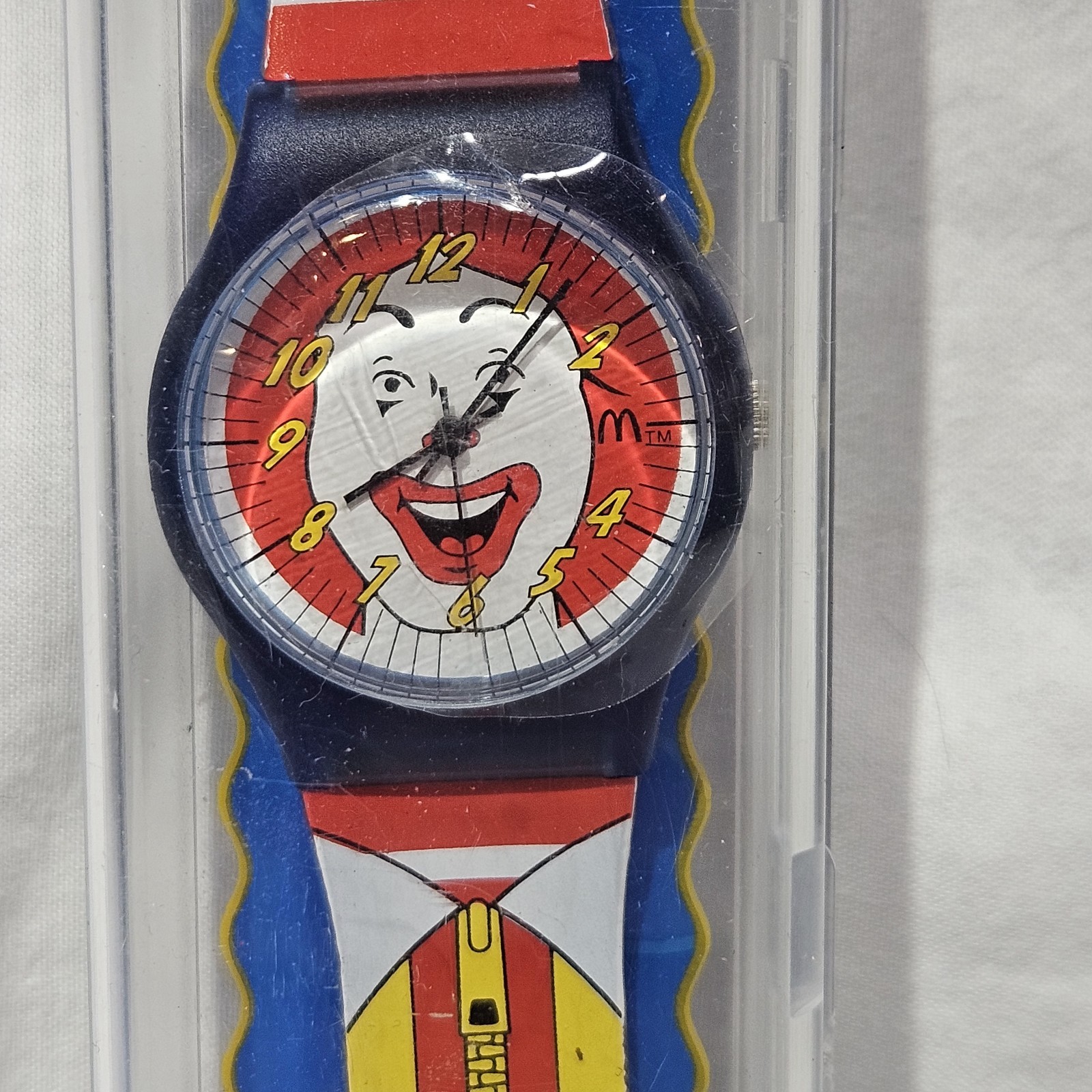 Vintage 1996 Ronald McDonald Wrist Watch Kimberly Clark, With Case Vintage 1996 Ronald McDonald Wrist Watch Kimberly Clark, With Case