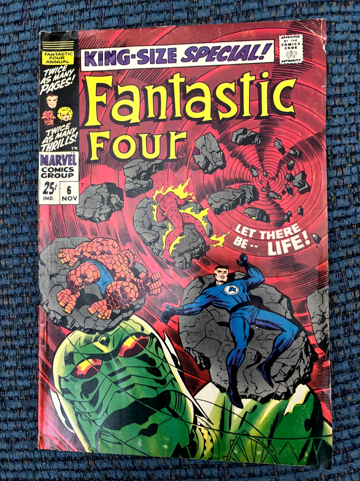 Fantastic Four King Size Special #6 (1968) Annihilus Very Good Condition Fantastic Four King Size Special #6 (1968) Annihilus Very Good Condition