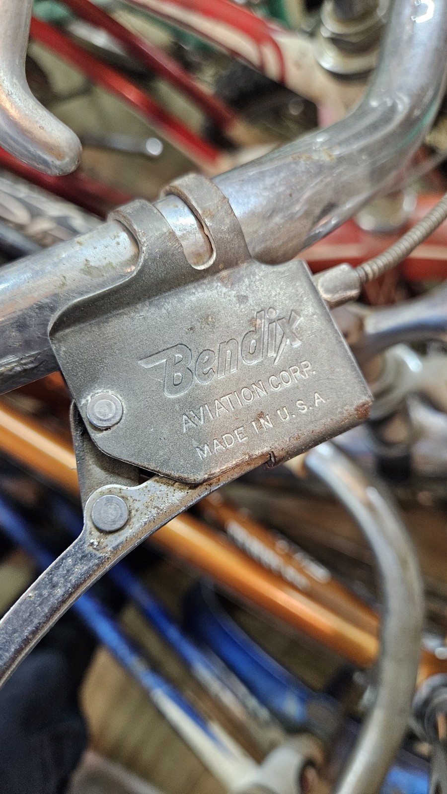 Vintage Bendix Aviation 2 Speed Manual Bike Trigger Shifter 