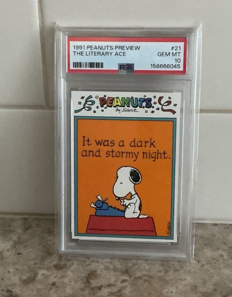 1991 Peanuts Preview # 21, 22, 23 Sequential All PSA 10 Charles Schulz Snoopy