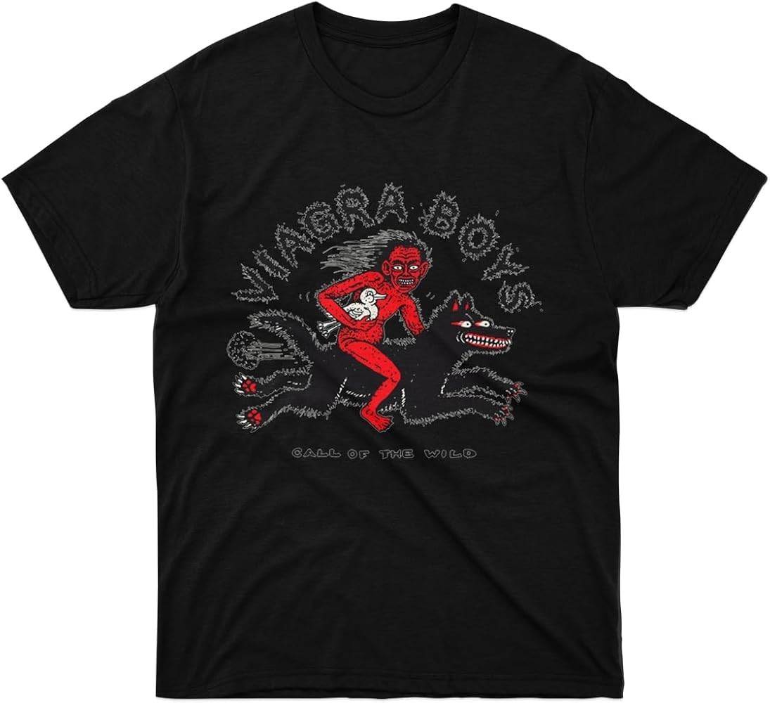 New The Call of the Wild Viagra Boys Band  Unisex Tee Black Size S-234XL