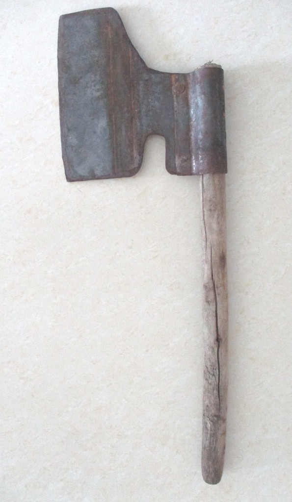 ANTIQUE AXE HUGE 26.5 INCH .