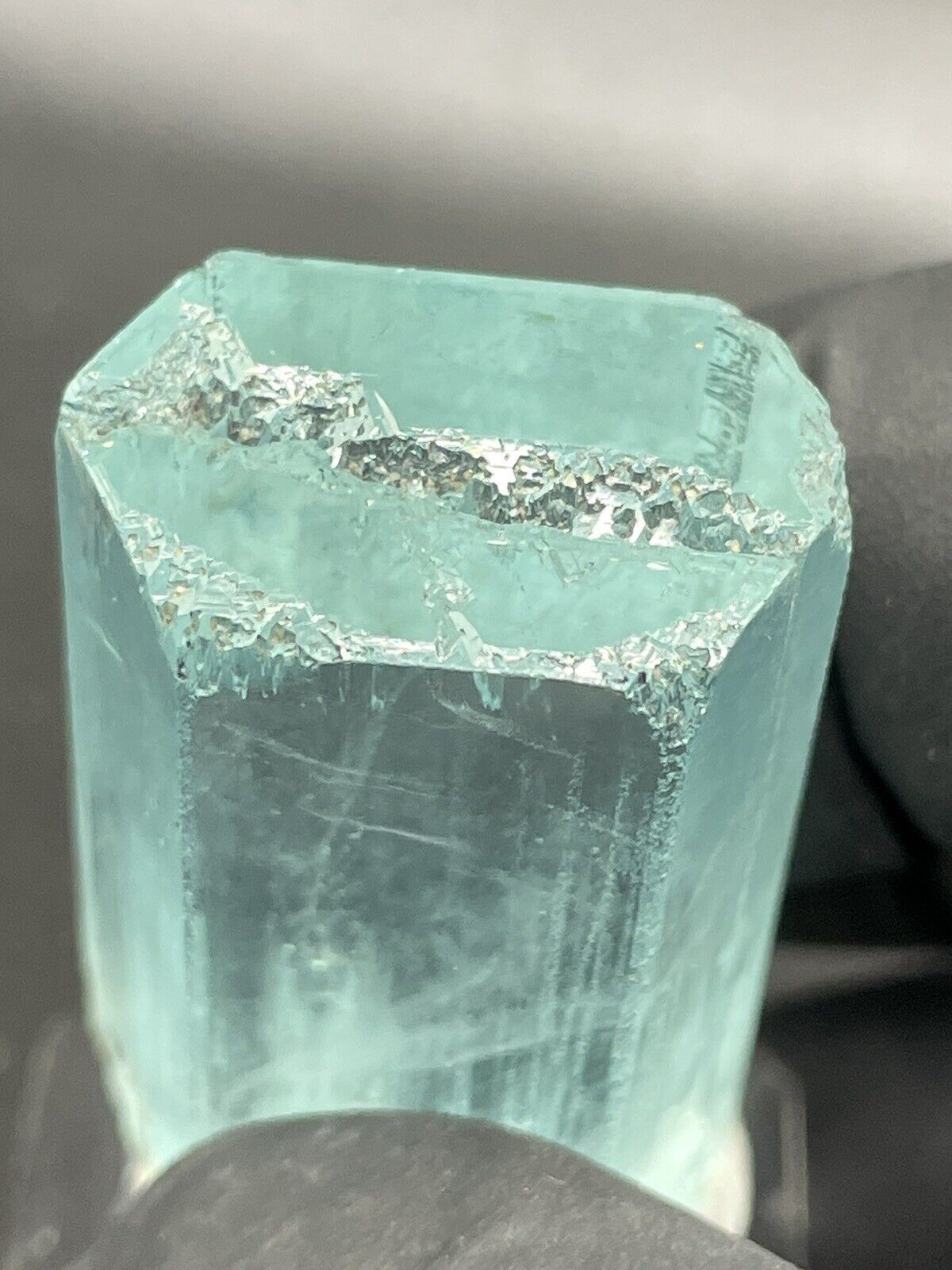 33.6g Gemmy Aquamarine Crystal With Etched Termination Shigar Pakistan