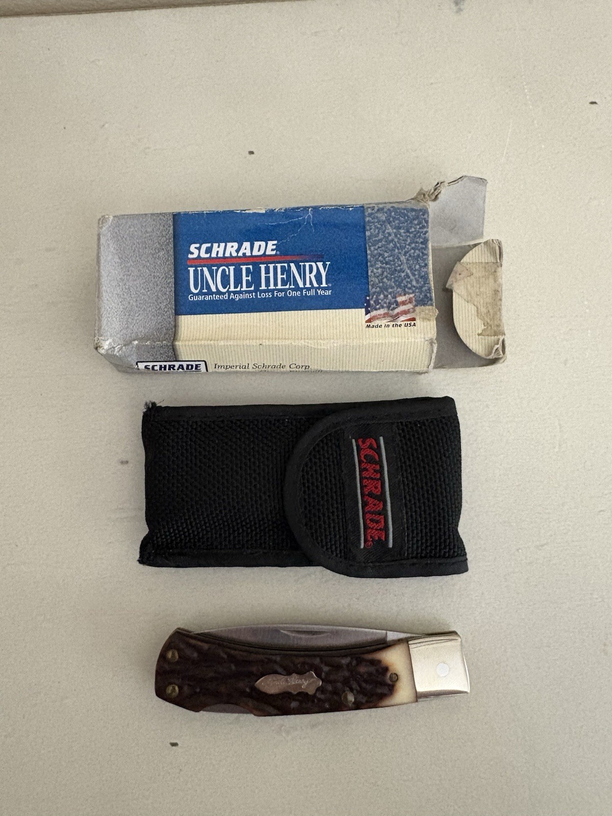 Schrade USA 5UH Lockback Knife NOS,NIB