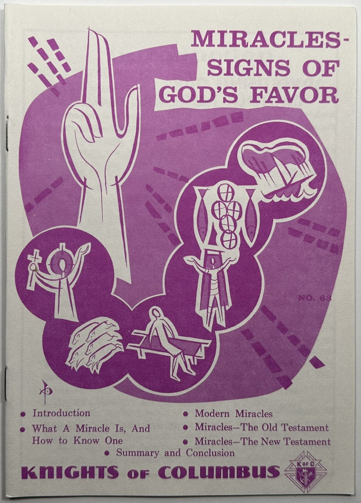Miracles - Signs of God’s Favor, Vintage 1967 Holy Devotional Booklet.