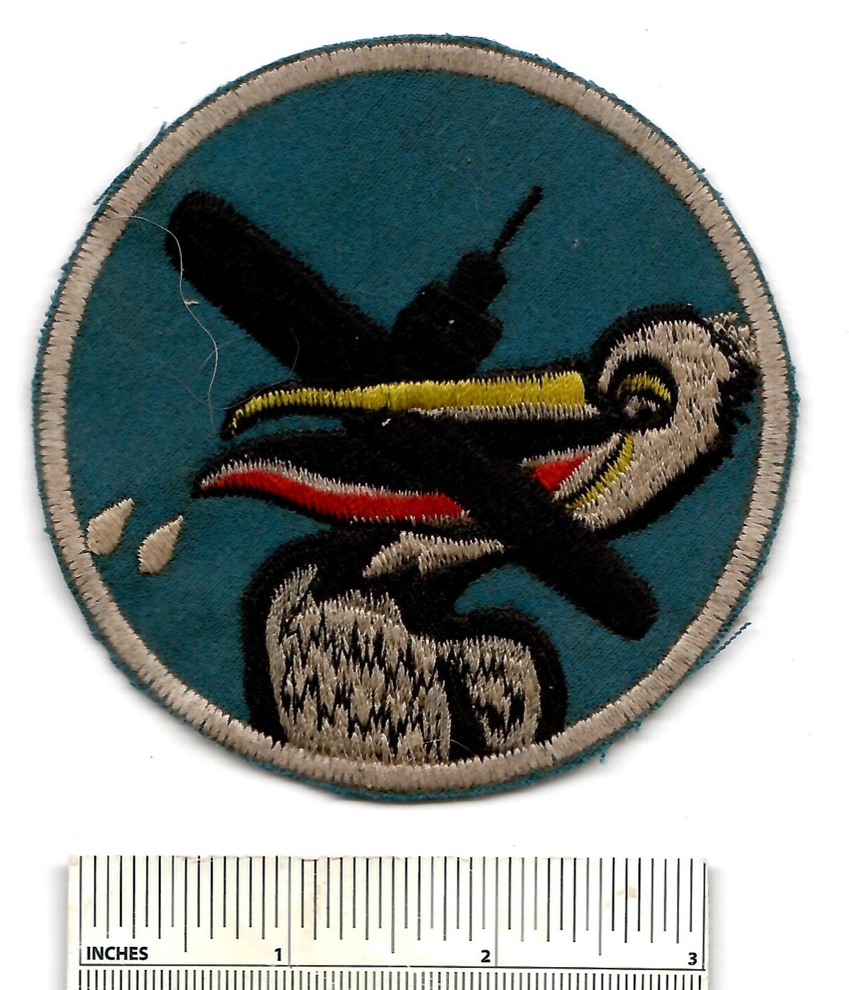 c1950 The PELICANS VS-27 Anti-Submarine Squadron US Navy USN Patch Sub Boat
