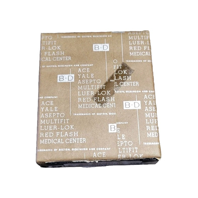 Unopened Box 1/2 Dozen Vintage B-D Yale 2 cc. Interchangeable Syringe (Multifit)