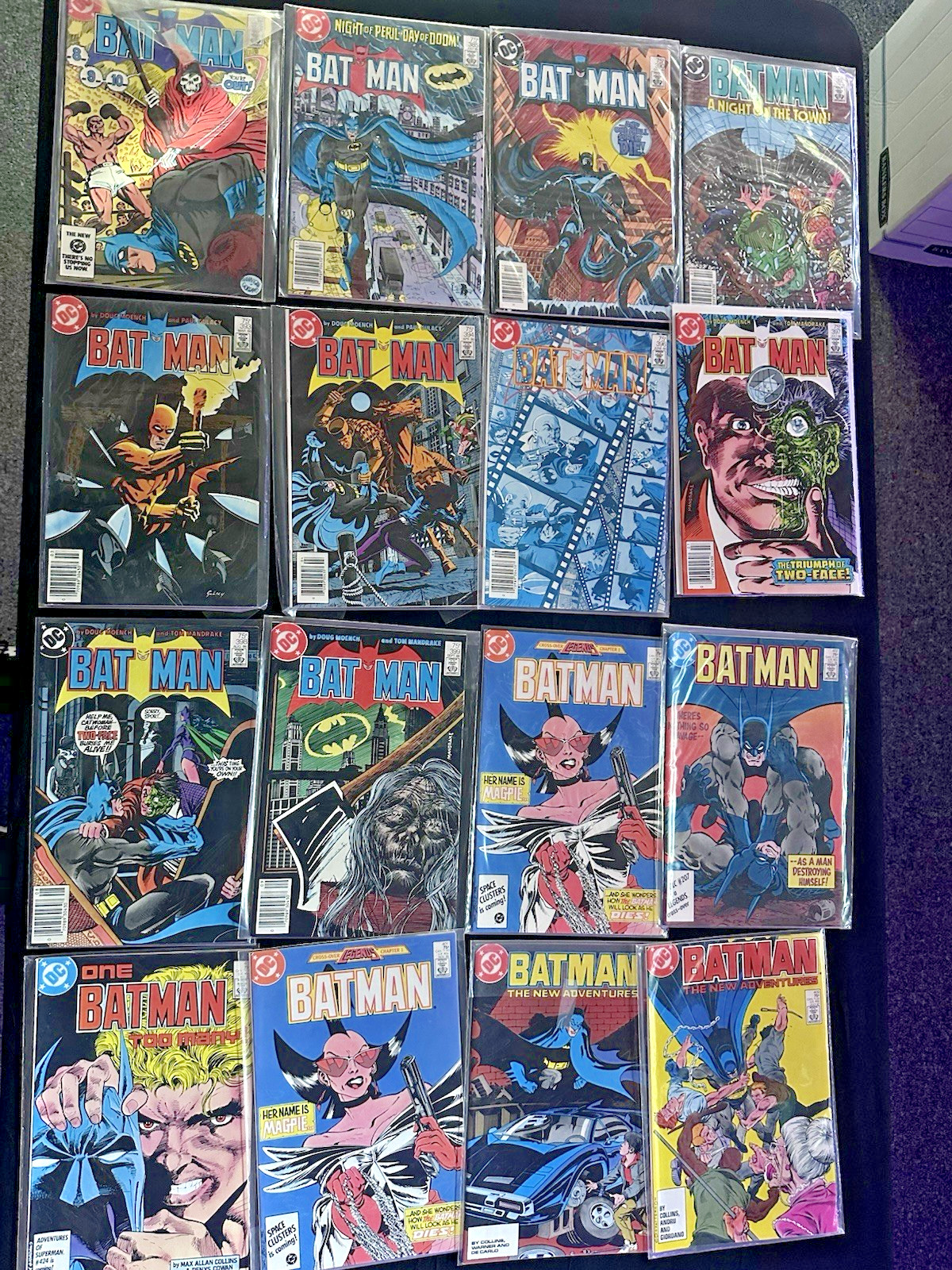 Huge Batman DC Comics Lot OF 75 - Issues range from 372-485 - Bronze/Copper Ages