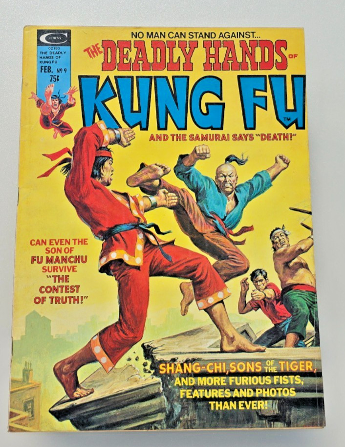 THE DEADLY HANDS OF KUNG FU #9, CURTIS / MARVEL - SHANG-CHI