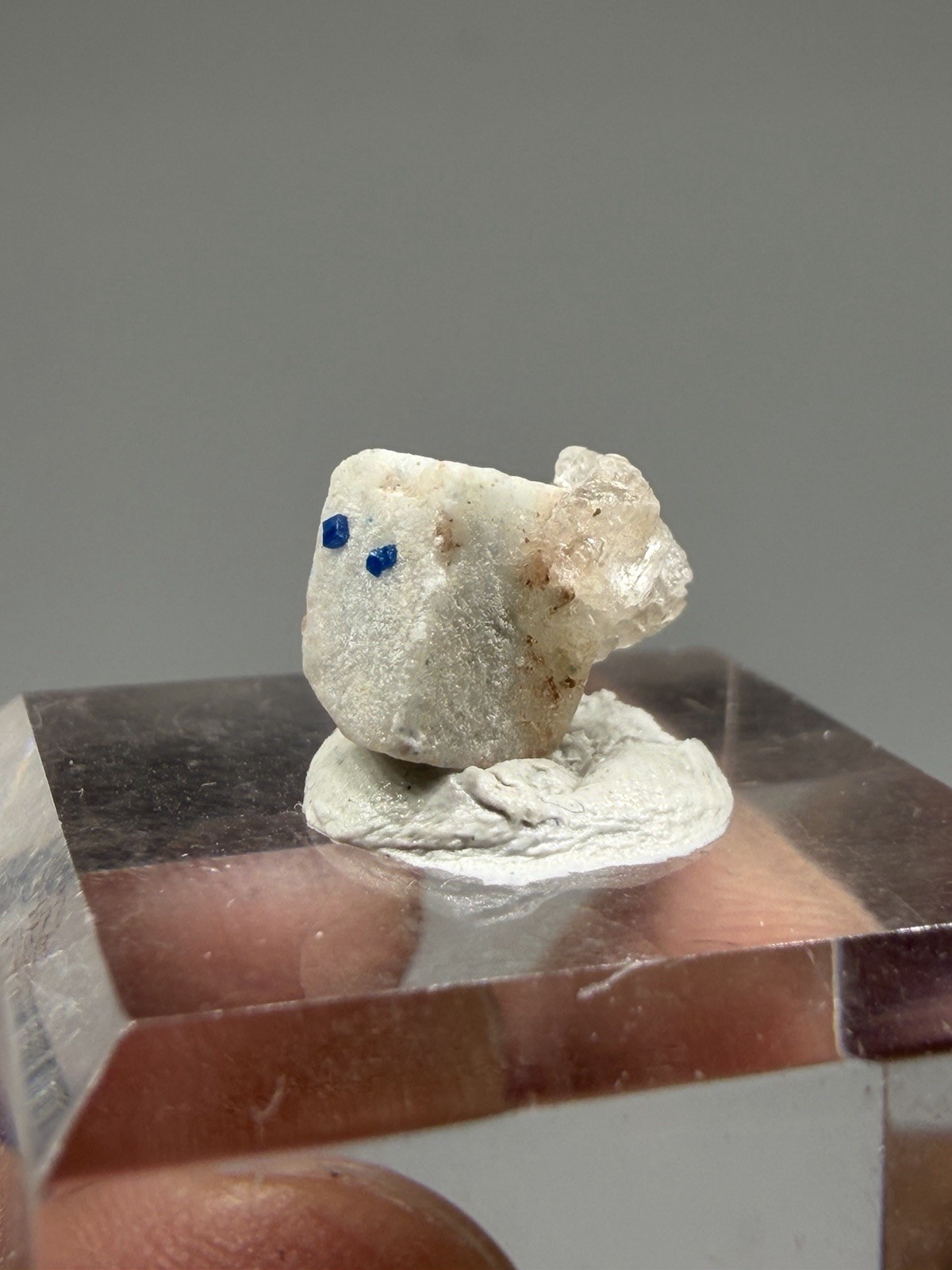 Natural Boleite Crystals On Anglesite From CA, 5.10c, Super Rare Form, US Seller