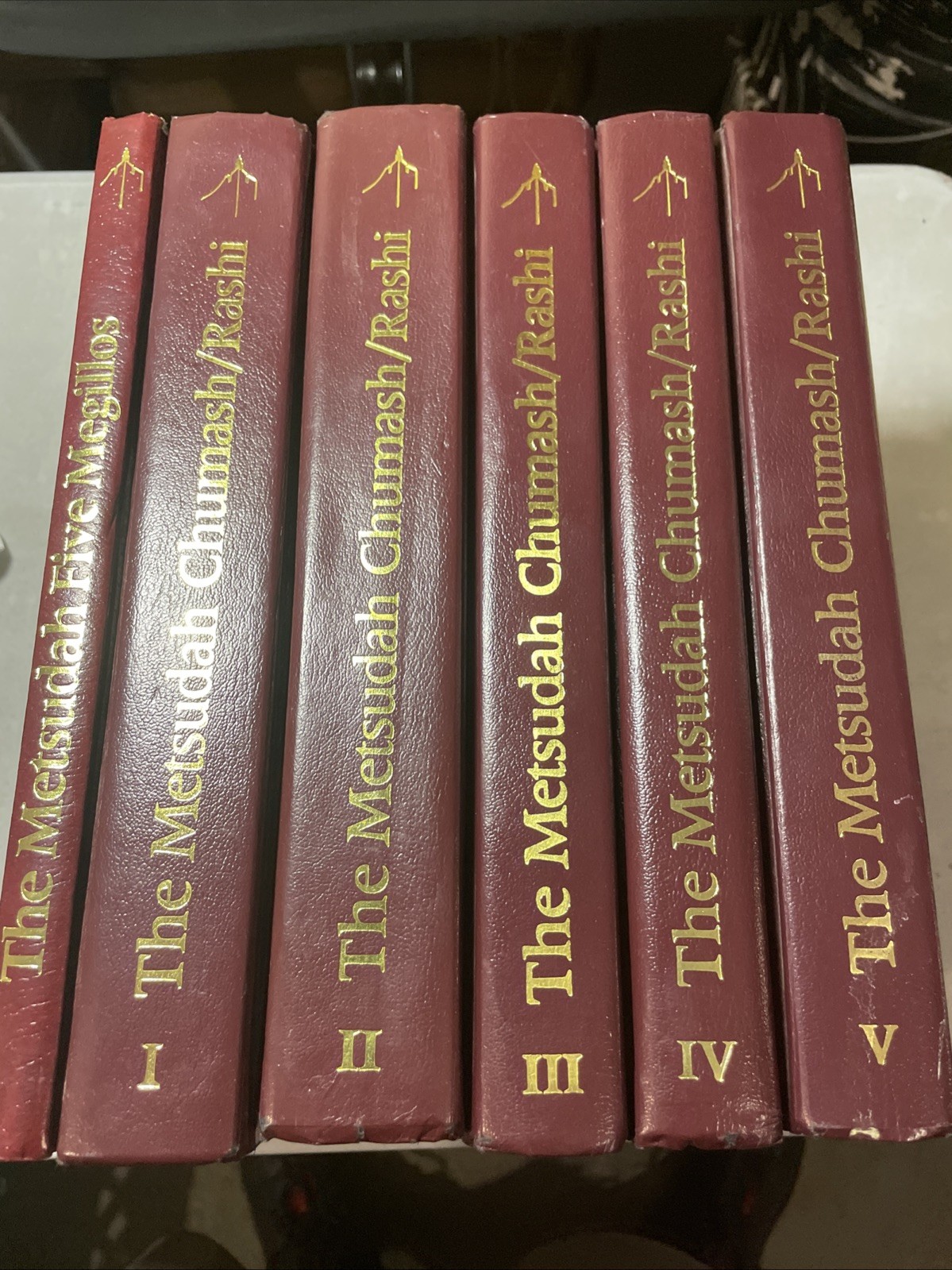 The Metsudah Chumash/ Rashi, Five Megillos. 6 Vol Set. H/c Jewish Book/ Sefer.