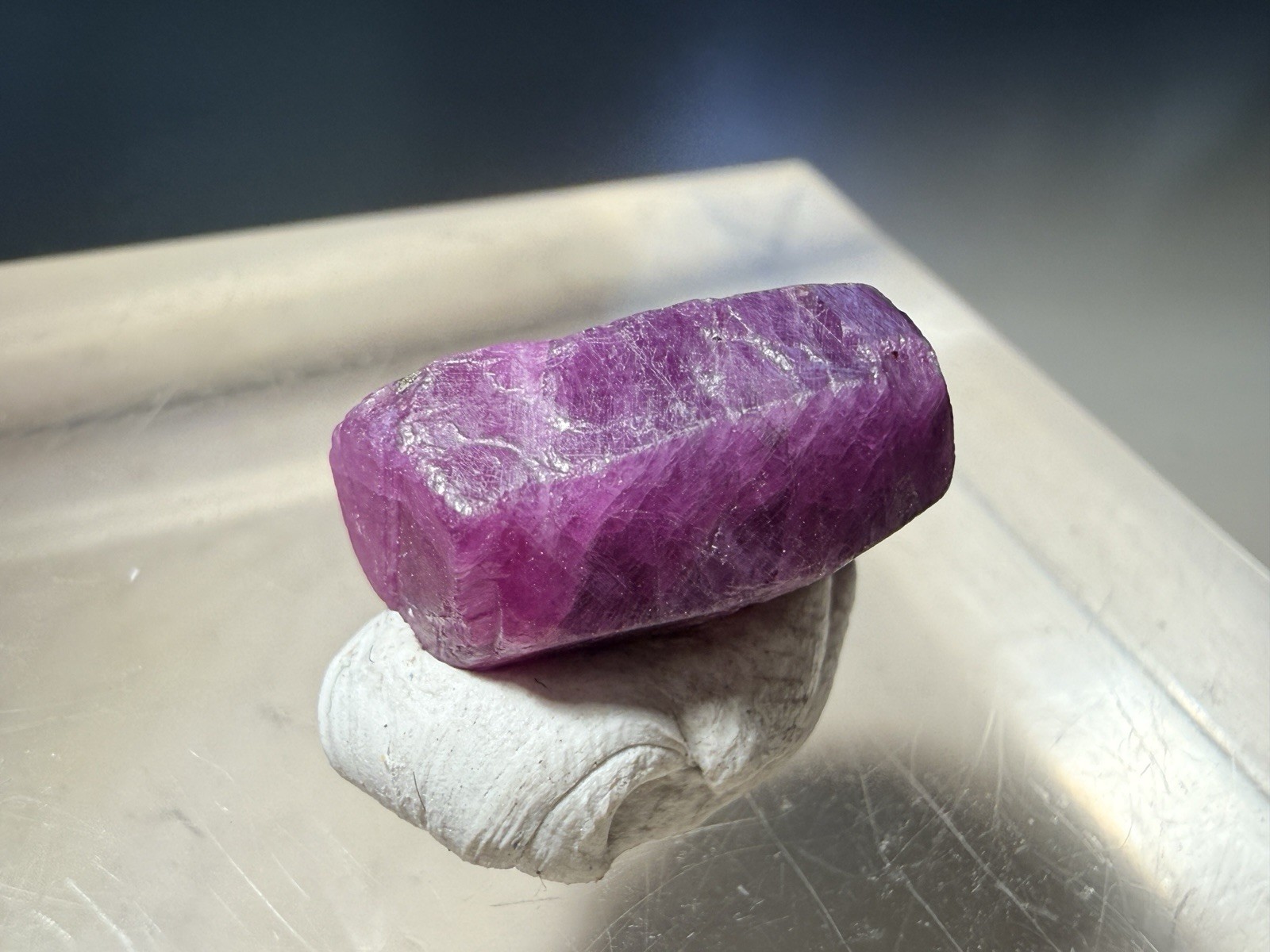 Double Terminated Corundum Var. Ruby Specimen Pigeon Blood Vietnam 10 Carats