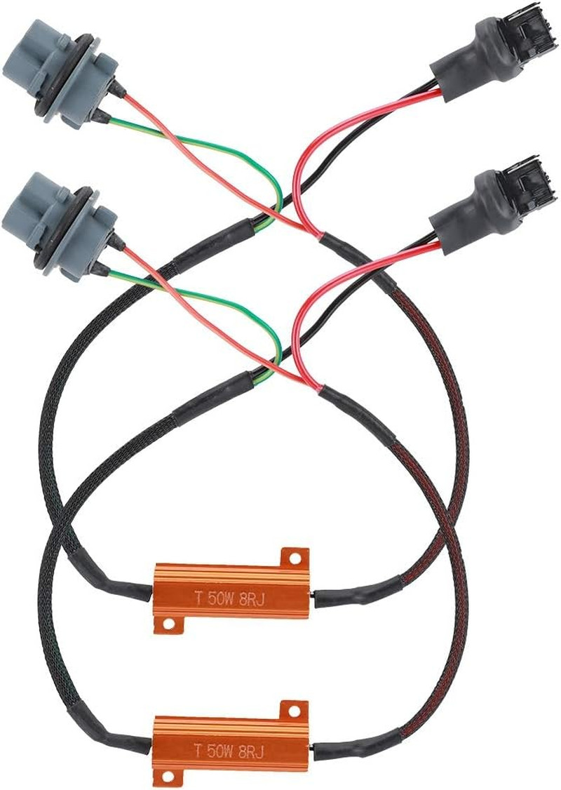 7440 T20 LED Turn Signal Wiring Adapter Hyper Flash Fix 50W 8RJ 7440 T20 LED Turn Signal Wiring Adapter Hyper Flash Fix 50W 8RJ
