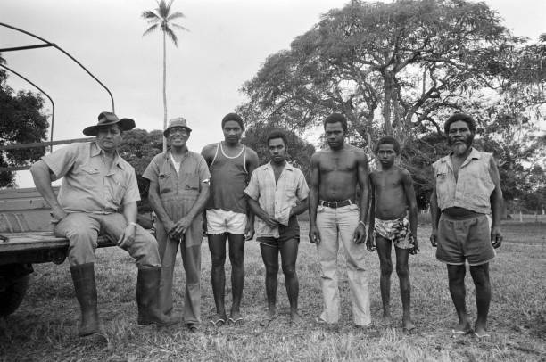 New Hebrides 1980- The Franco-British colony before its independence Old Photo 5