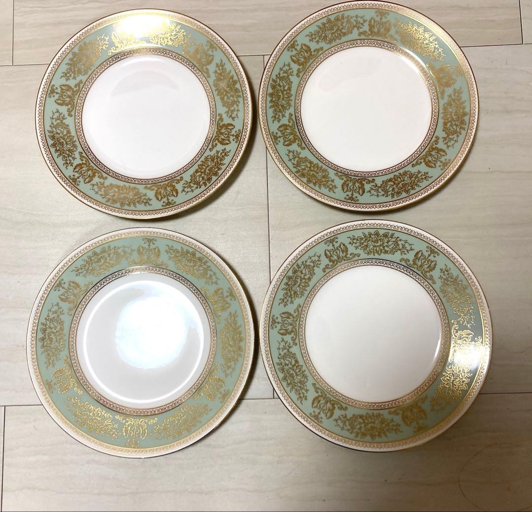 Wedgwood Columbia Sage Green, 21cm, 4 pieces, \
