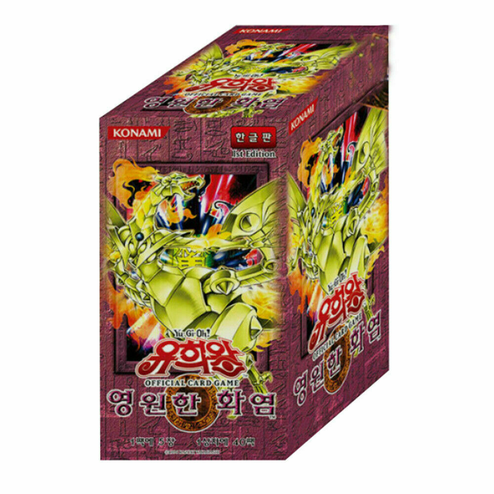 Yu-Gi-Oh YUGIOH Card \'Flaming Eternity \' Booster Box 40 Packs / Korean Ver.