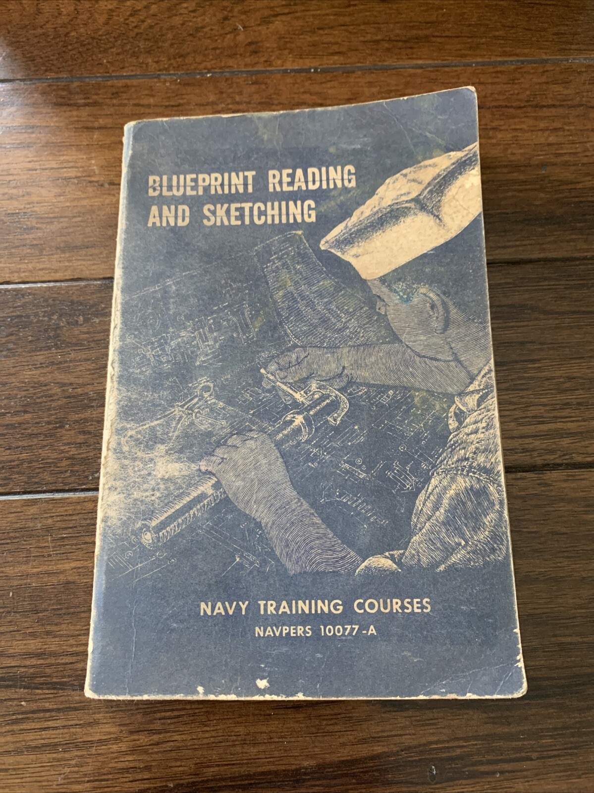 1956 Blueprint Reading & Sketching Navy Training Courses NAVPERS 10077A