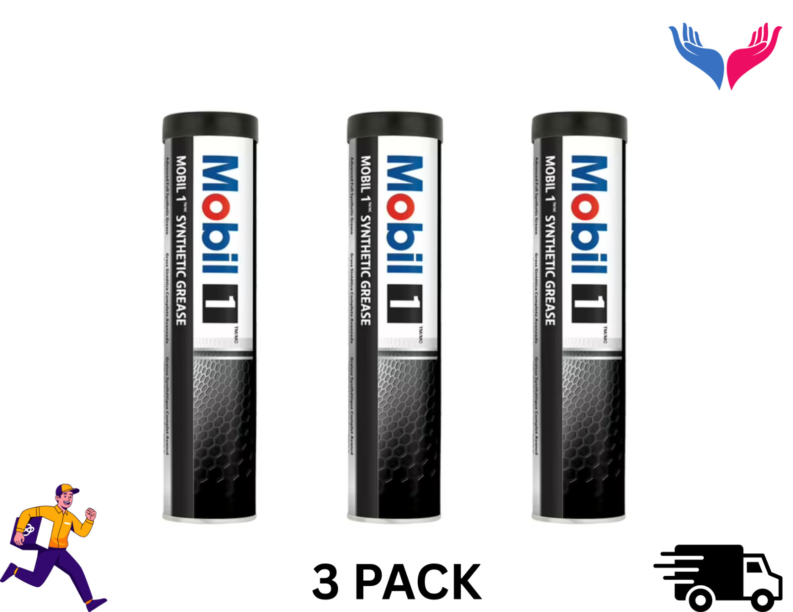 Mobil 1 Synthetic Grease 13.4 oz Automotive Lubricant for Chassis and Bearings Mobil 1 Synthetic Grease 13.4 oz Automotive Lubricant for Chassis and Bearings