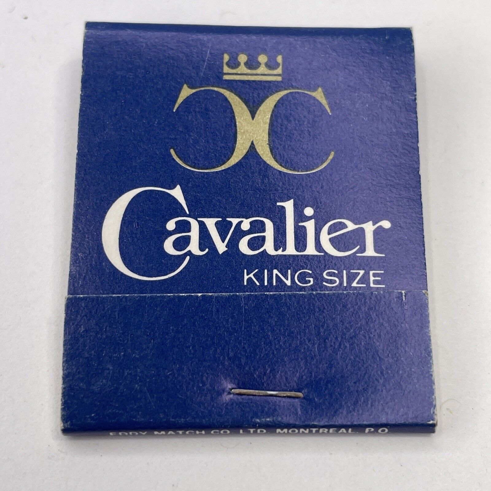 Vintage 1980’s Cavalier King Size Book of Matches Matchbook