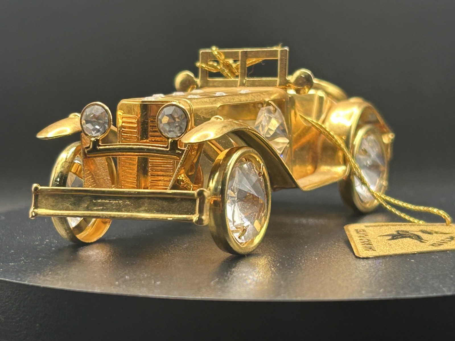 Vintage. 24k Gold Plated Convertible Roadster Trinket/ Decor / Ornament KG&C