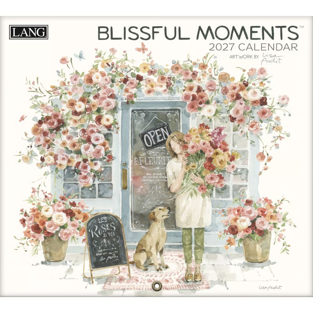 Lang Brands,  Blissful Moments 2027 Wall Calendar by Lisa Audit