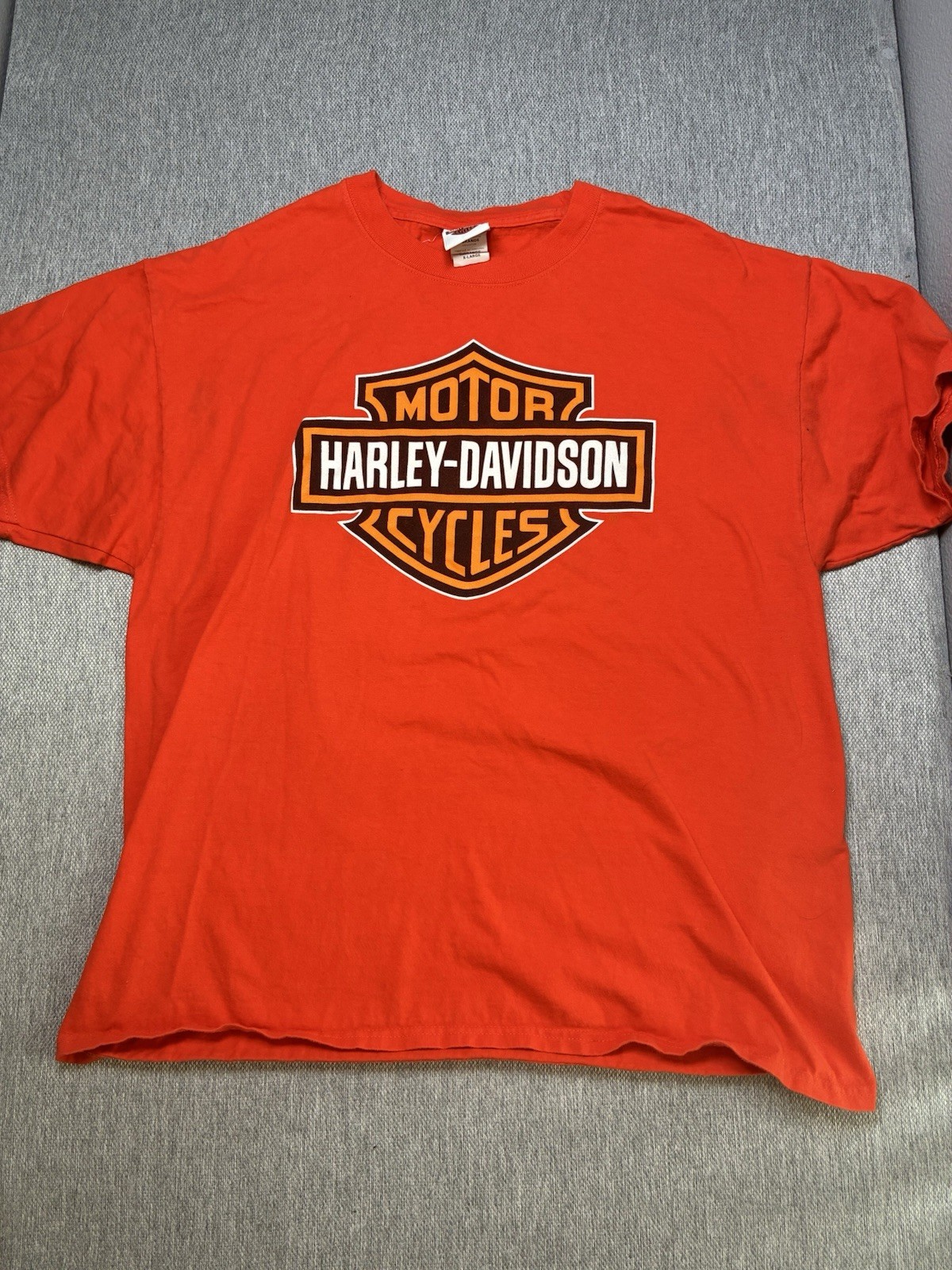HARLEY DAVIDSON XL 100% COTTON T-SHIRT, , R. K. STRATMAN, INC. Barbs NJ (B)