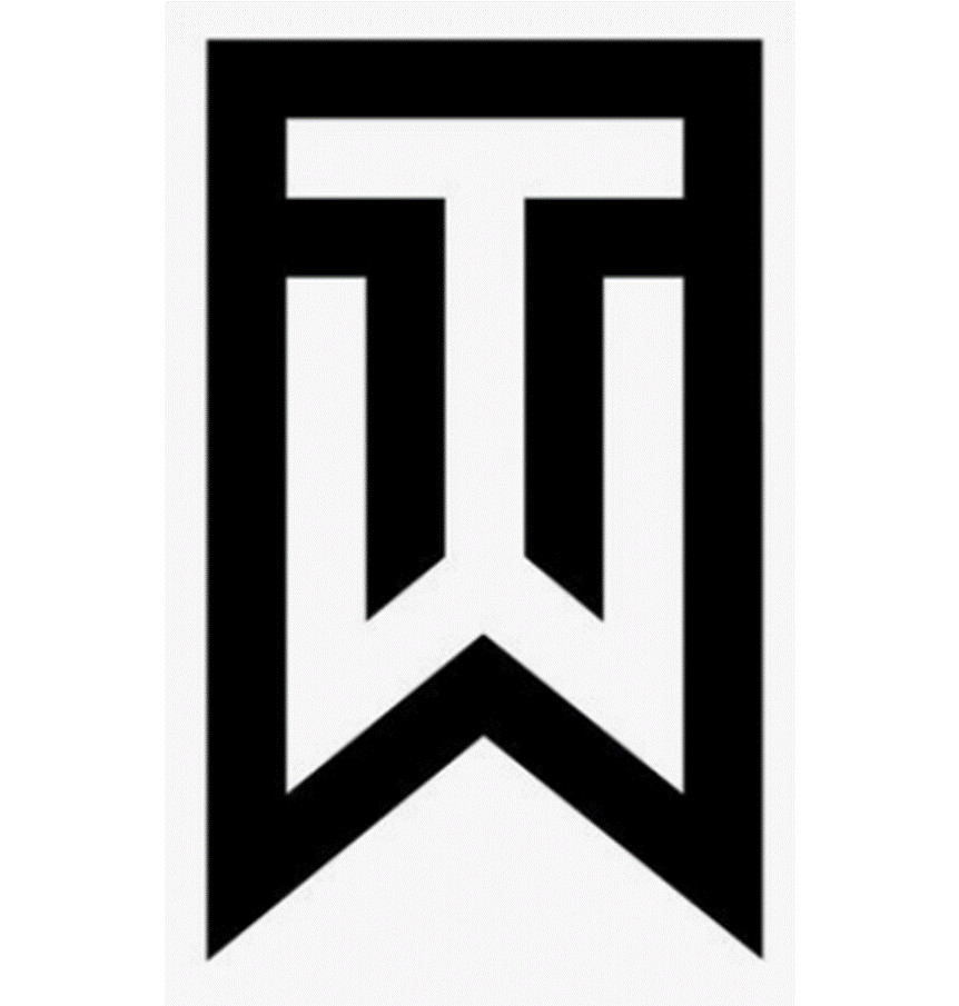 TEN (10) 3 INCH TIGER WOODS GOLF LOGOS