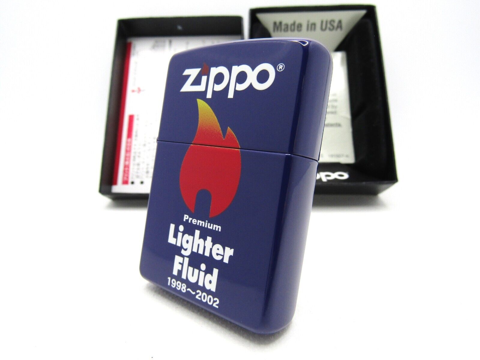 Antique Fluid Fuel Oil Tin Can Design 1998-2002 ZIPPO 2003 Unfired Rare