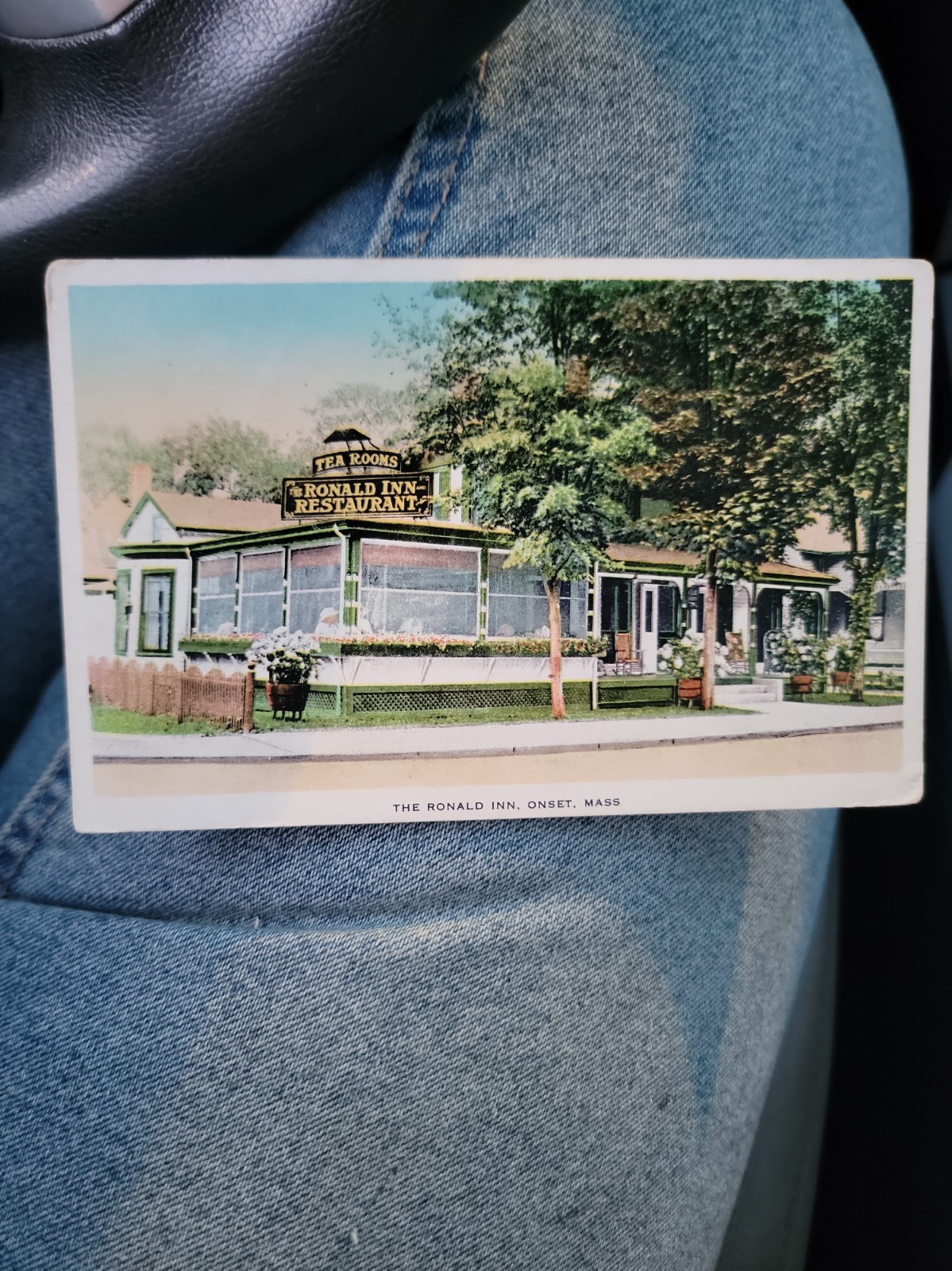 Vintage Unused The Ronald Inn Menu Onset Mass Postcard