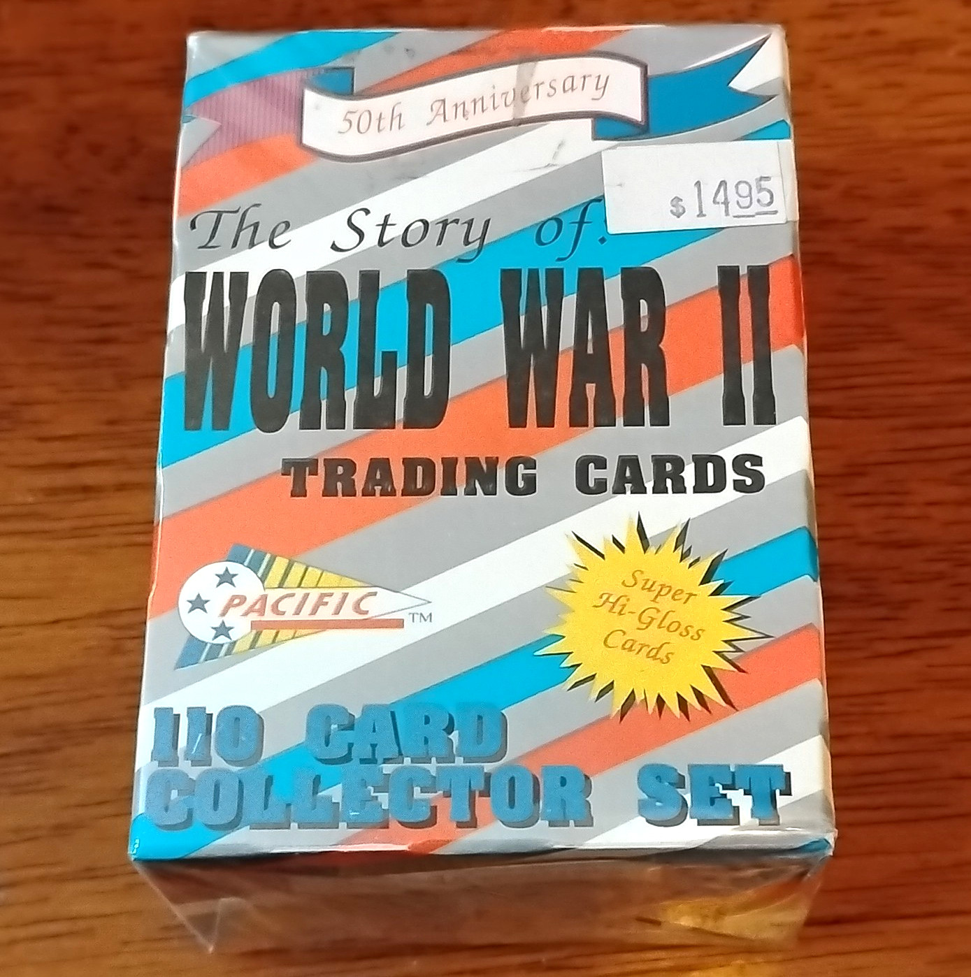 Pacific Story of World War II 50th Anniversary 110-Card Glossy Box Set 1992