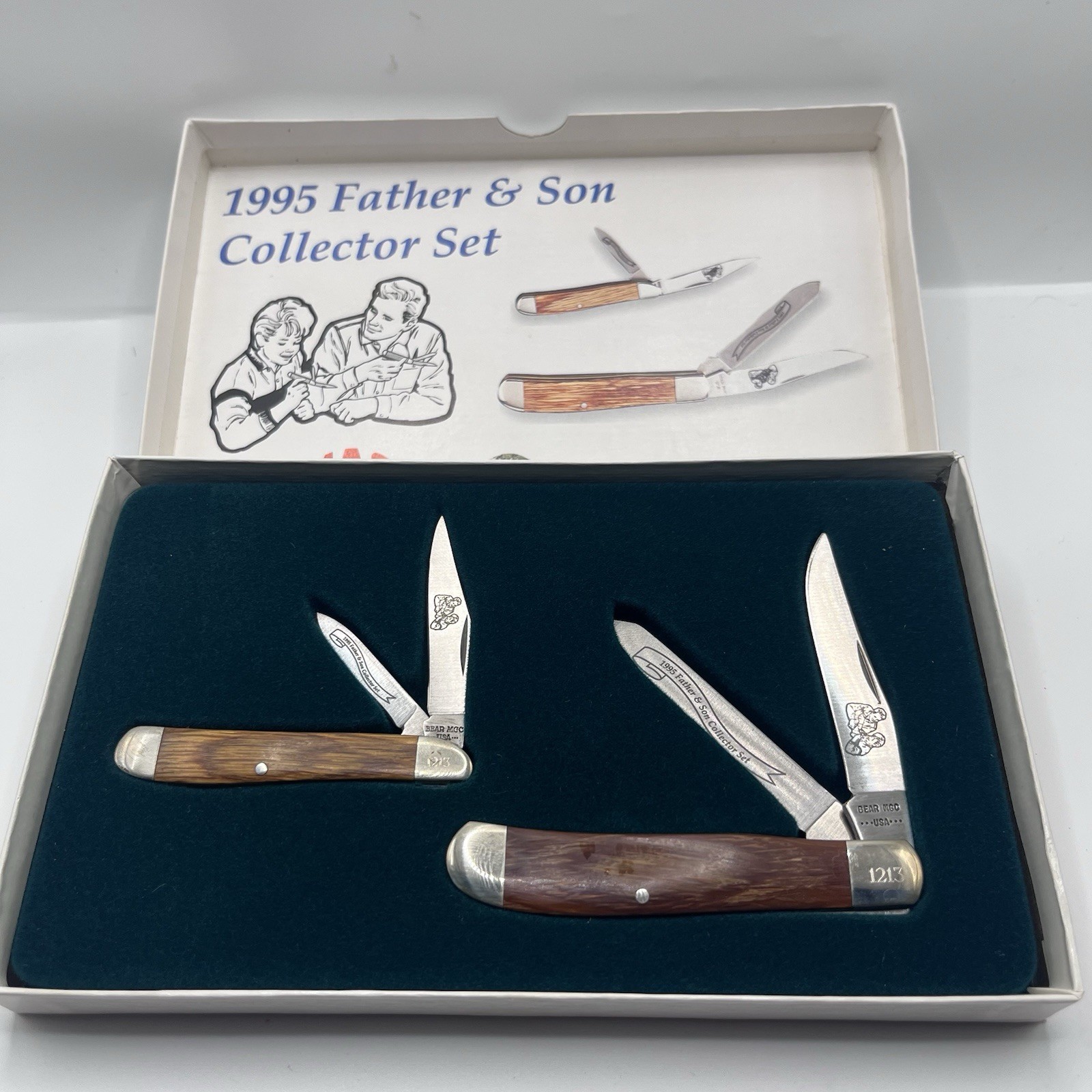 1995 Father And Son Collector Set Knifes By Mac Tools
