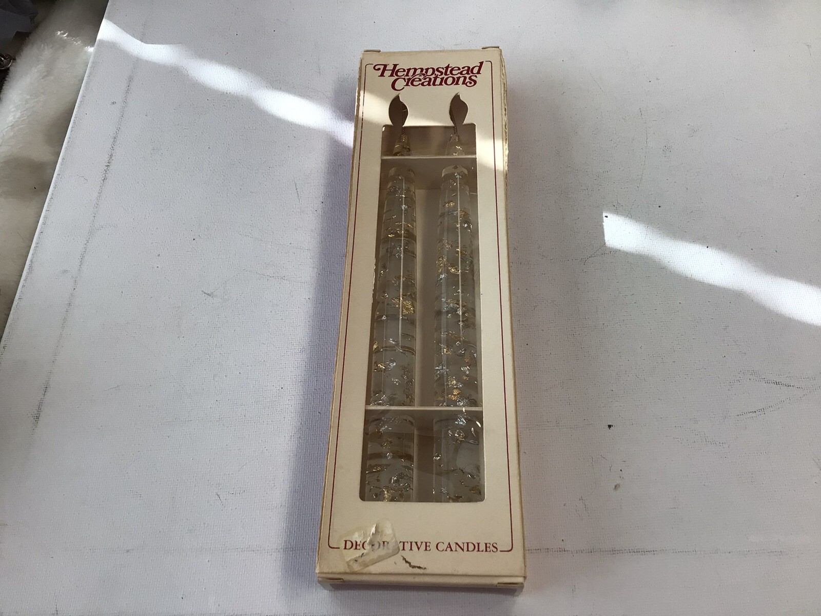 Vintage Hempstead Original Lucite Silver & Gold Flecks Pattern