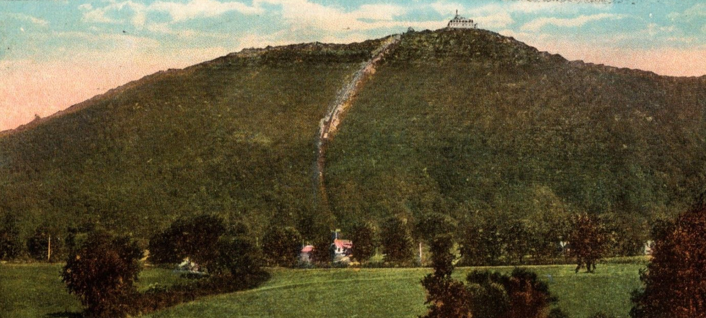 Vintage Postcard 1918 Mt. Beacon from A Distance Mt Beacon New York
