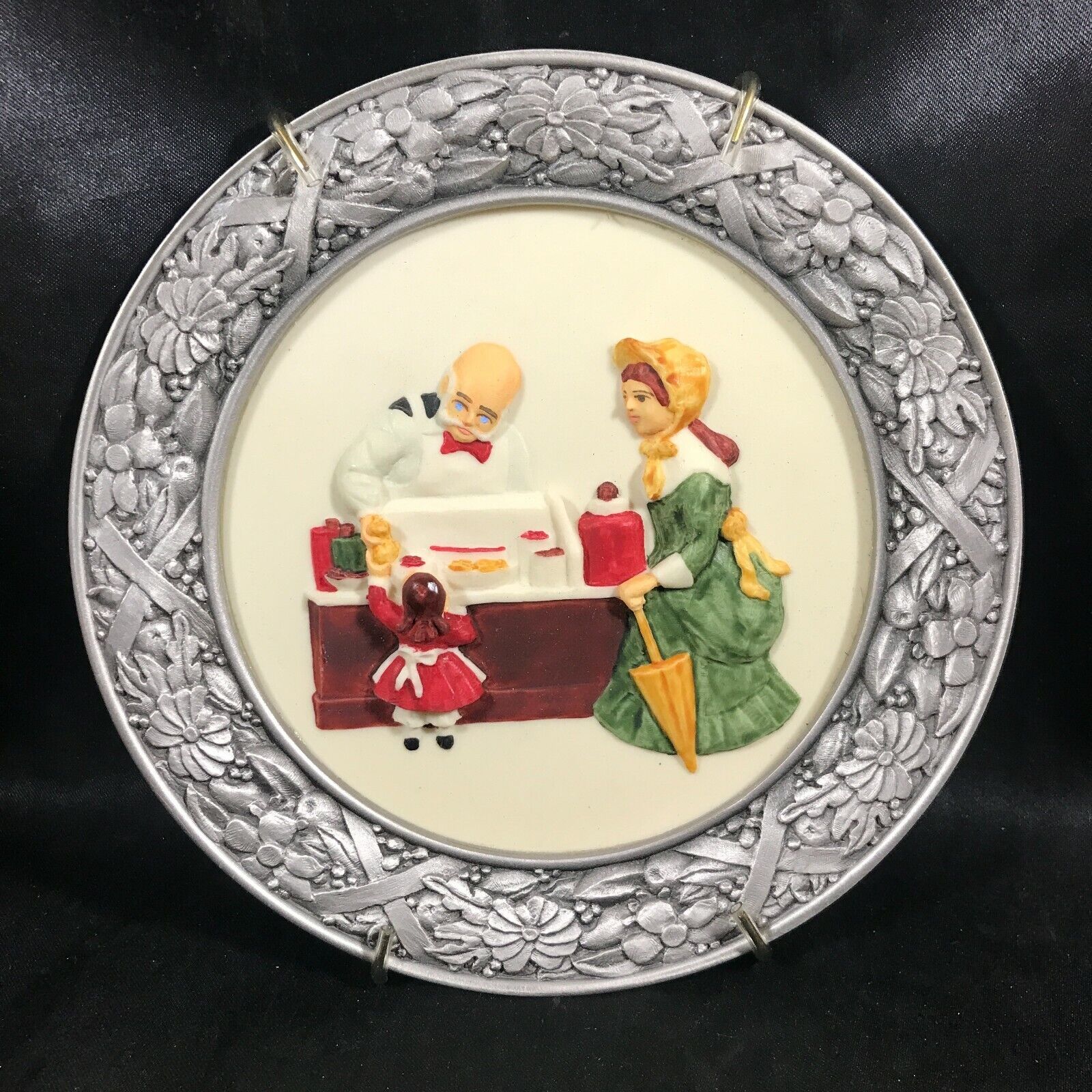Vintage Sebastian Miniatures The Candy Store There Was a Time Collectors Plate