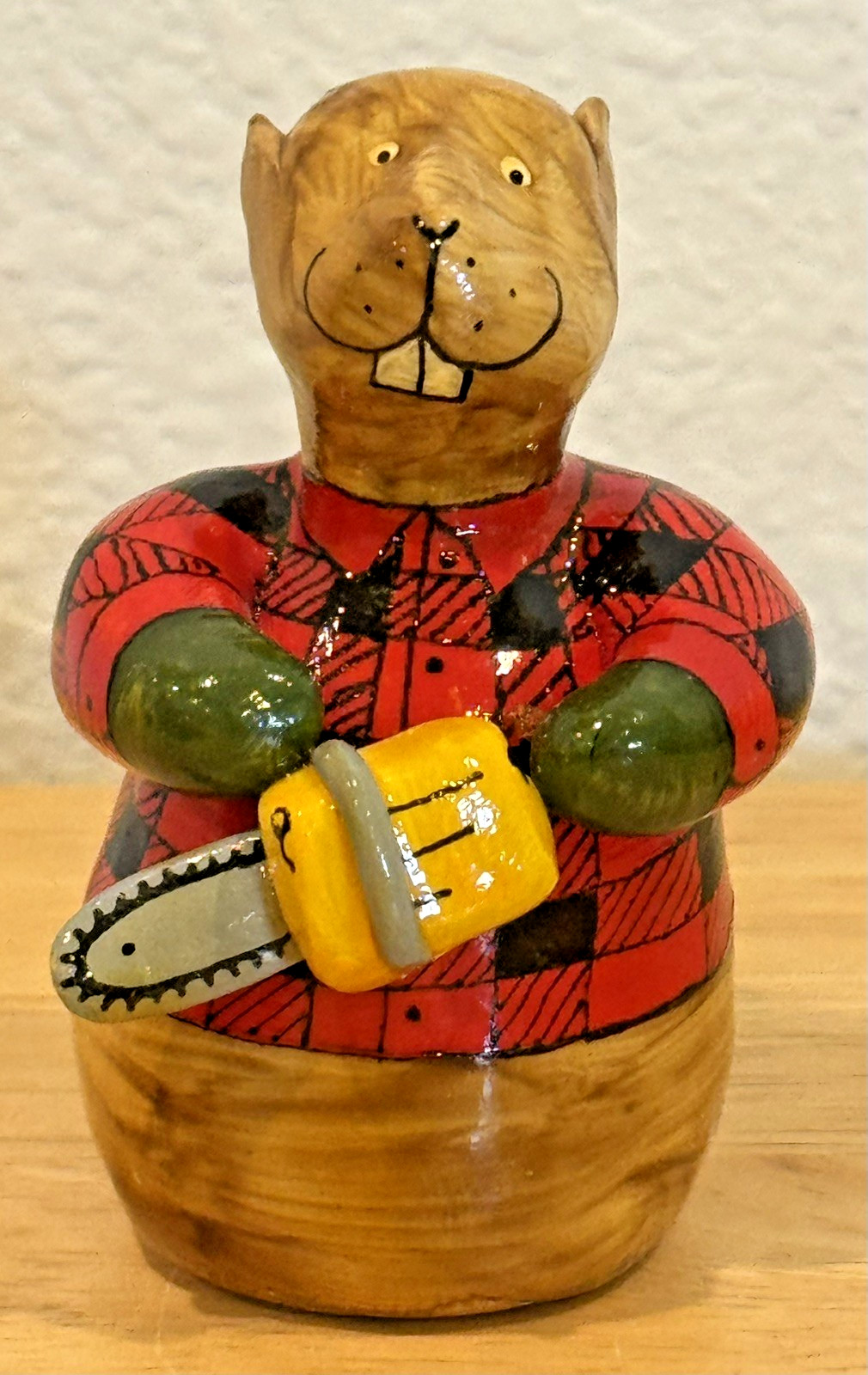 Vintage Rare HTF S. Greenleaf Lumberjack Beaver 2.5
