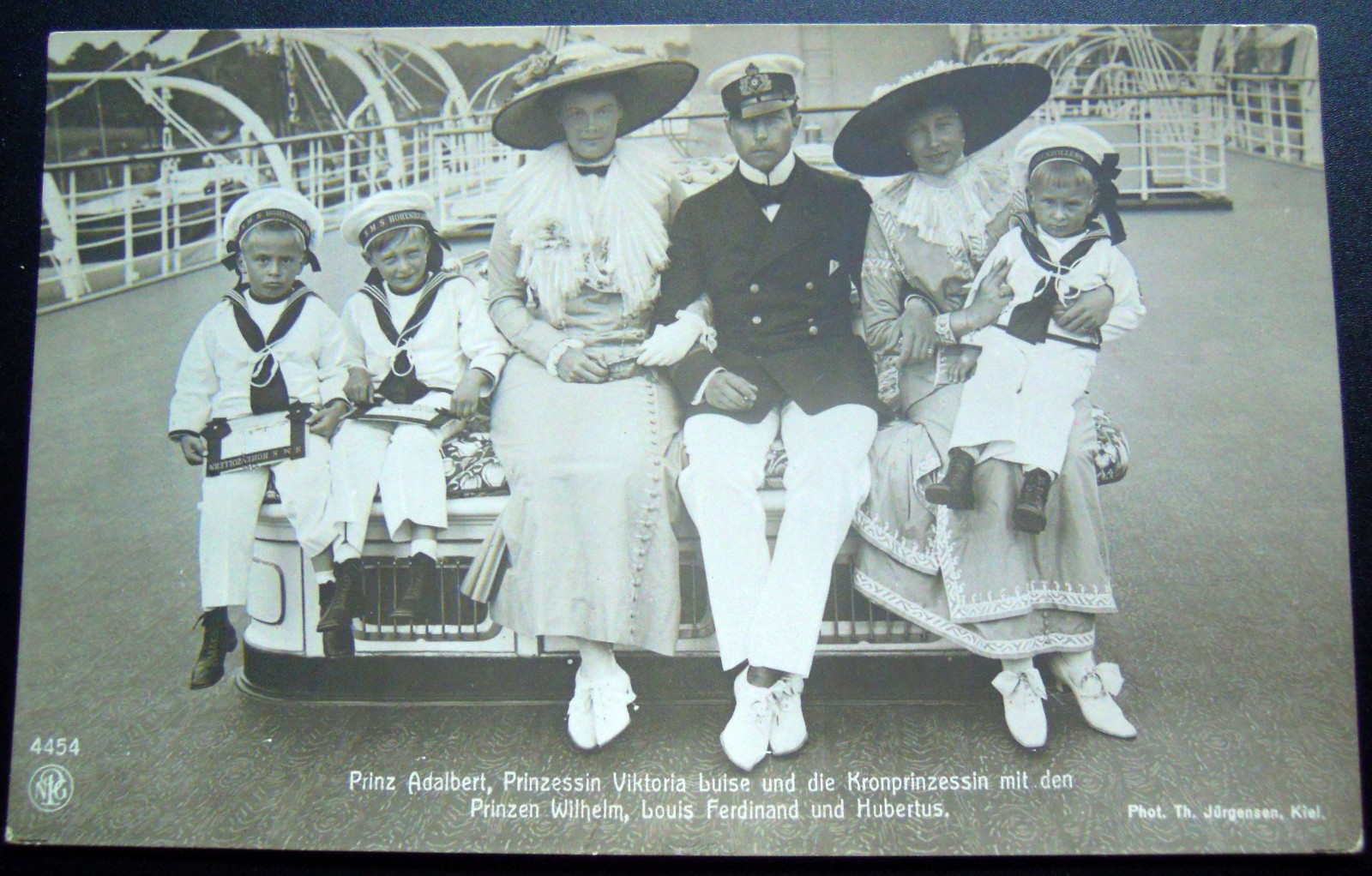 AK PRINCE ADALBERT, PRINCESS VICTORIA LUISE AND THE CROWN PRINCESS WITH PRINCE