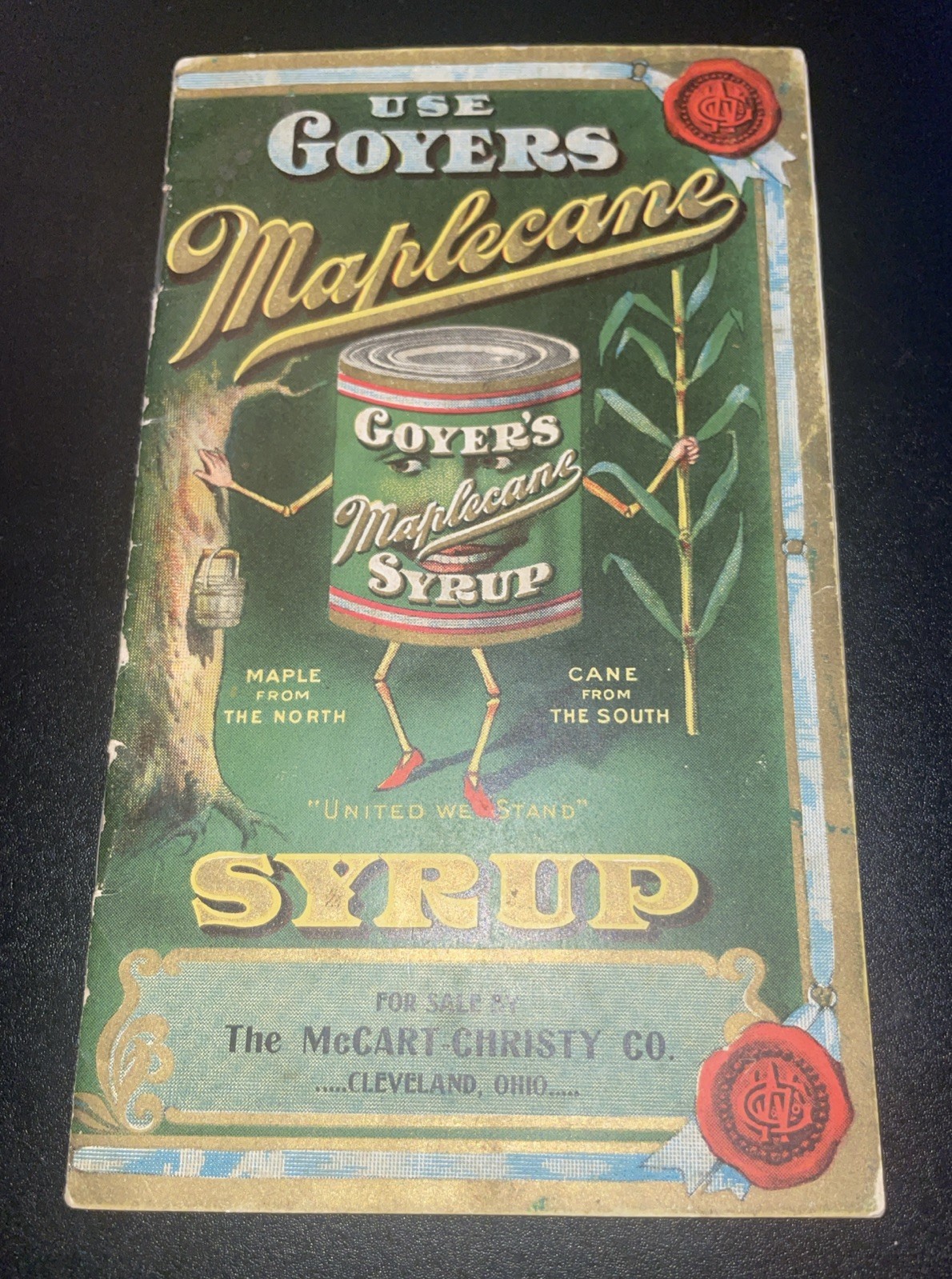 Antique Early 1900s “Use Goyers Maplecane Syrup” Advertisement Booklet Pamphlet