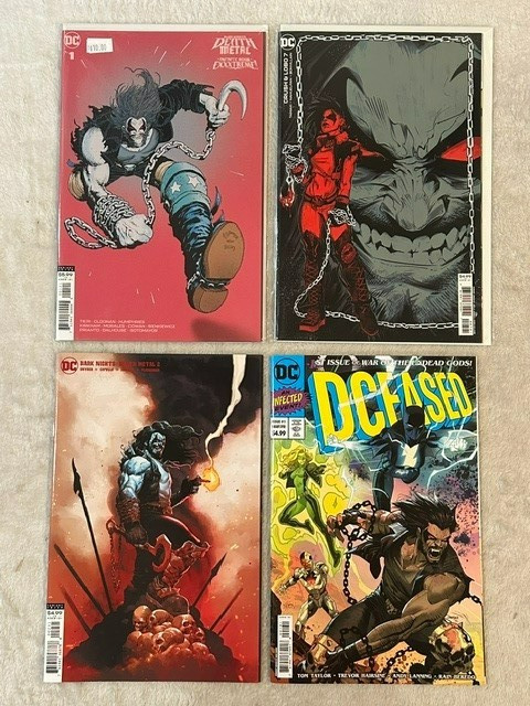 LOBO VARIANT COVER LOT DEATH METAL 1 2 CRUSH 7 DCEASED 1