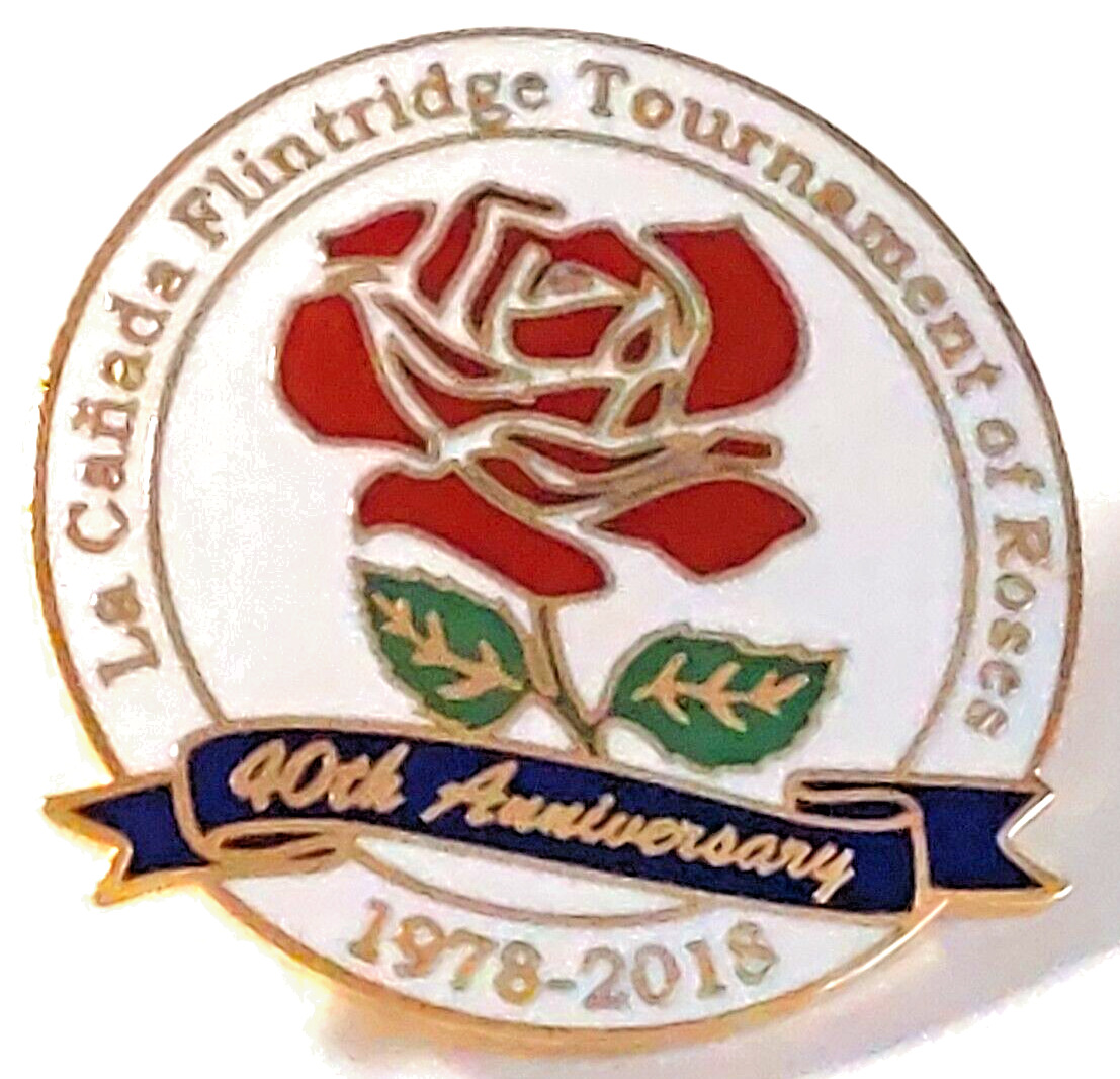 Rose Parade 2018 La Canada Flintridge 40th Anniversary TOR Lapel Pin (091223)