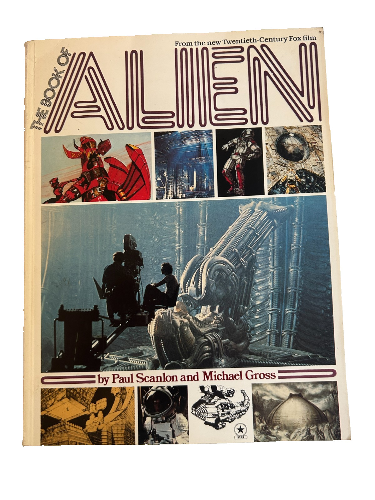 BOOK OF ALIEN - 1979 - Movie Sketches & photographs + Horror Aliens - SC TPB