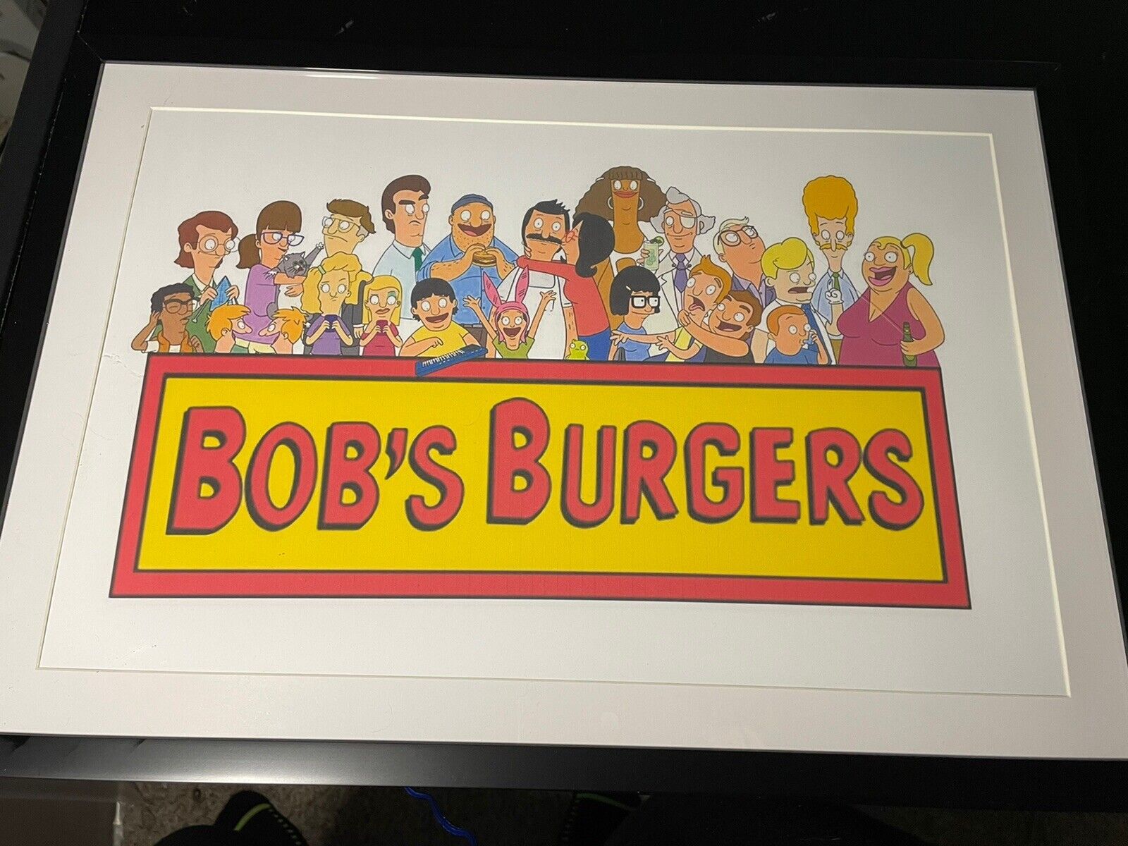 BOB’s BURGERS Animation Art ADVERTISEMENT cartoon Network Production Art Poster