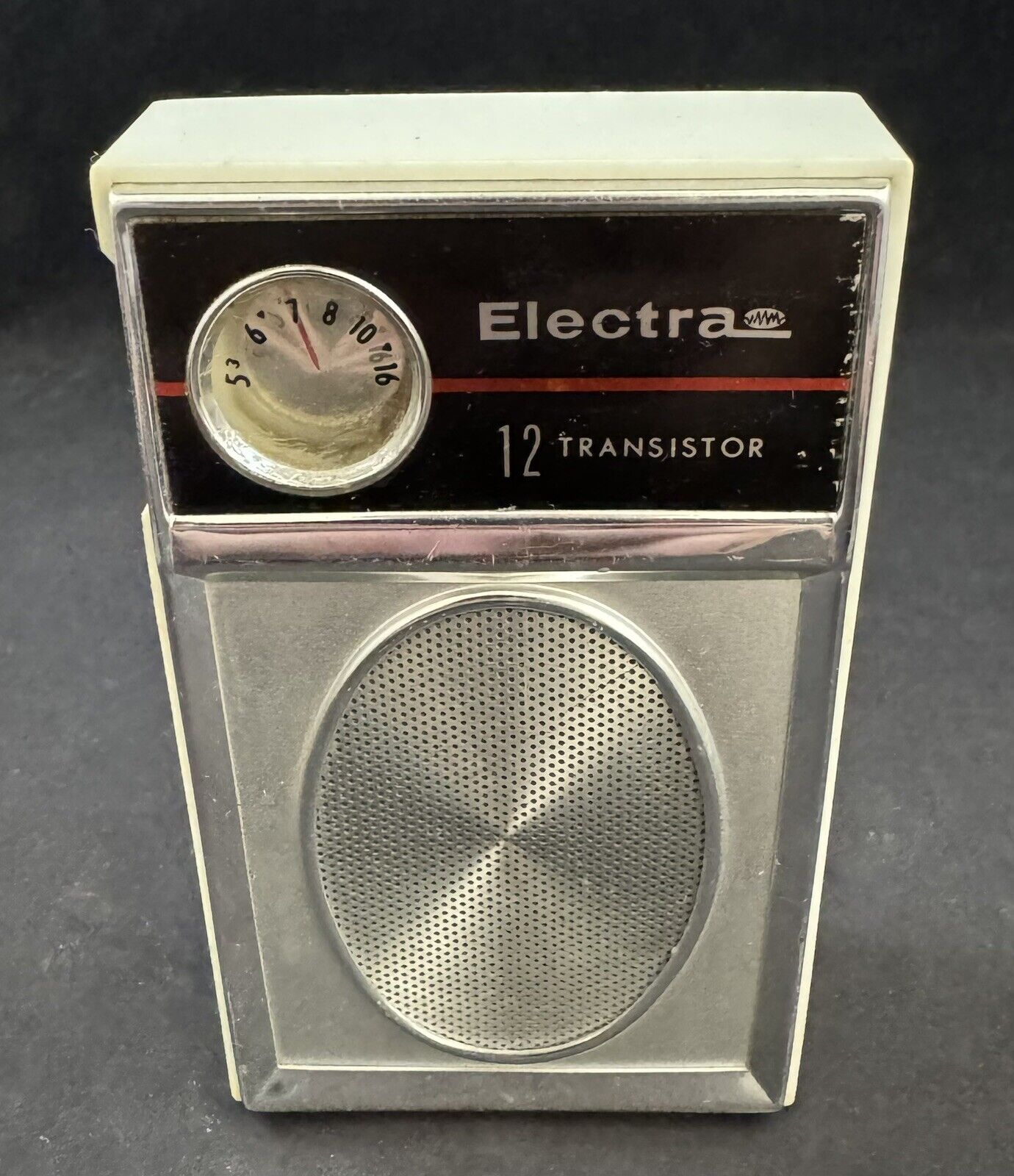 Vintage Electra 12-Transistor Radio w/ Cover Case
