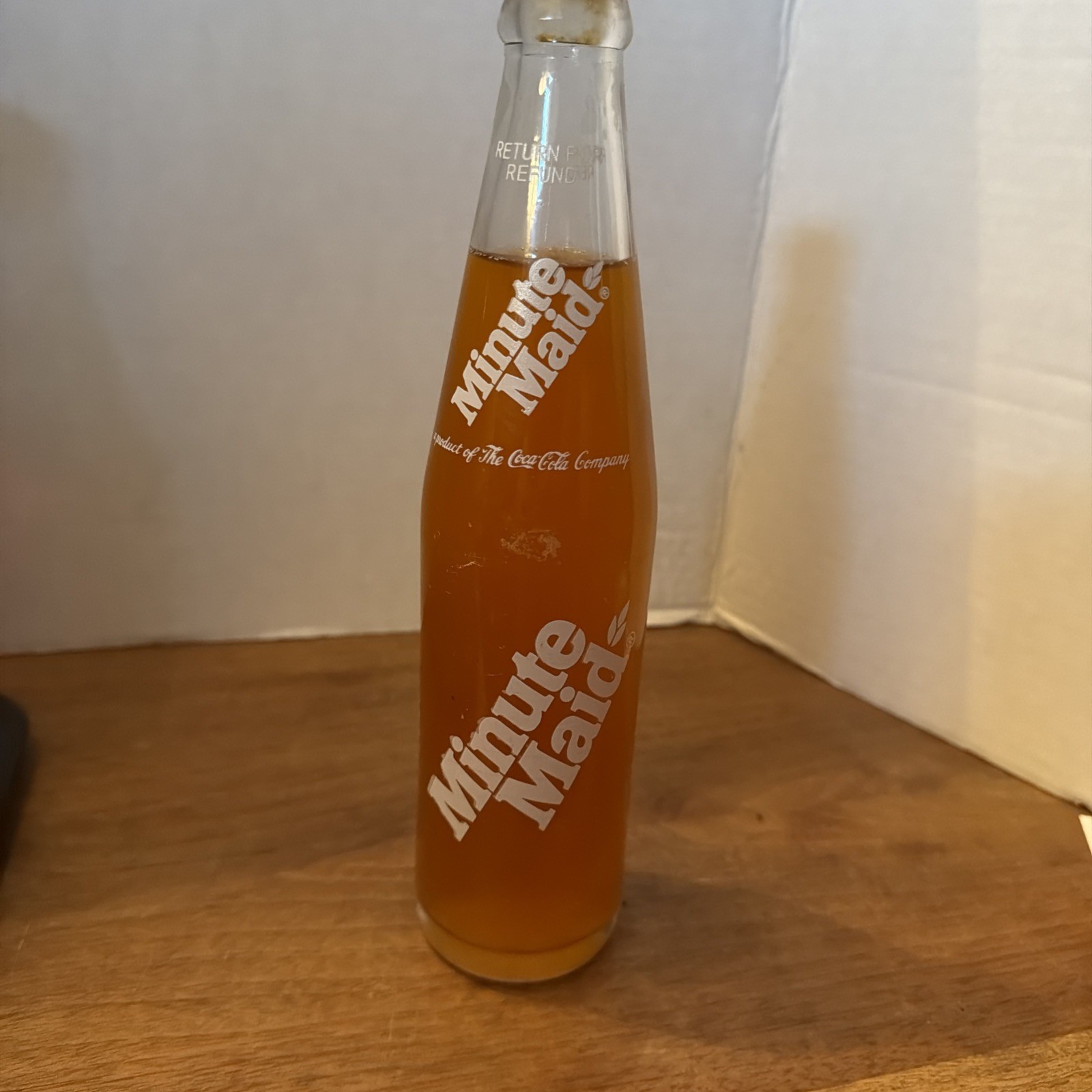 Vintage 10 Oz Minute Maid Bottle Unopened
