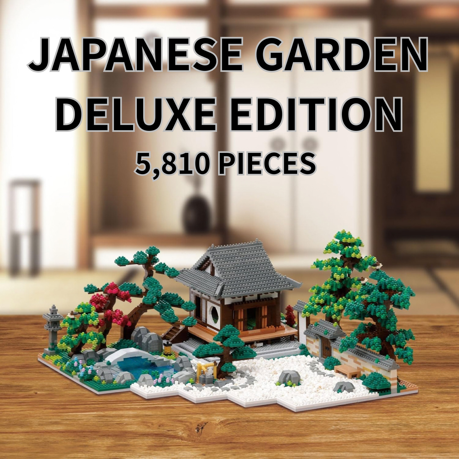 Kawada nanoblock Japanese Garden Deluxe Edition NB-064 5810pcs Japan New