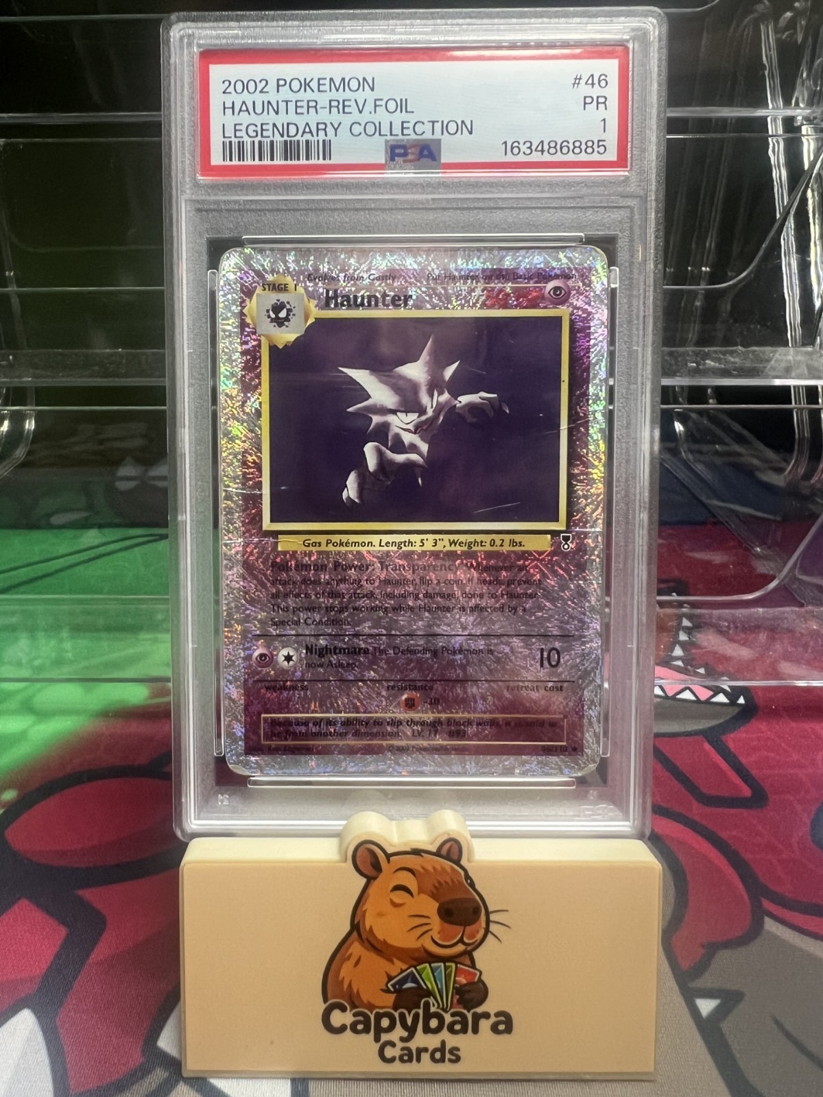 Haunter 46/110 PSA 1 - Legendary Collection - Reverse Holo Pokémon Card