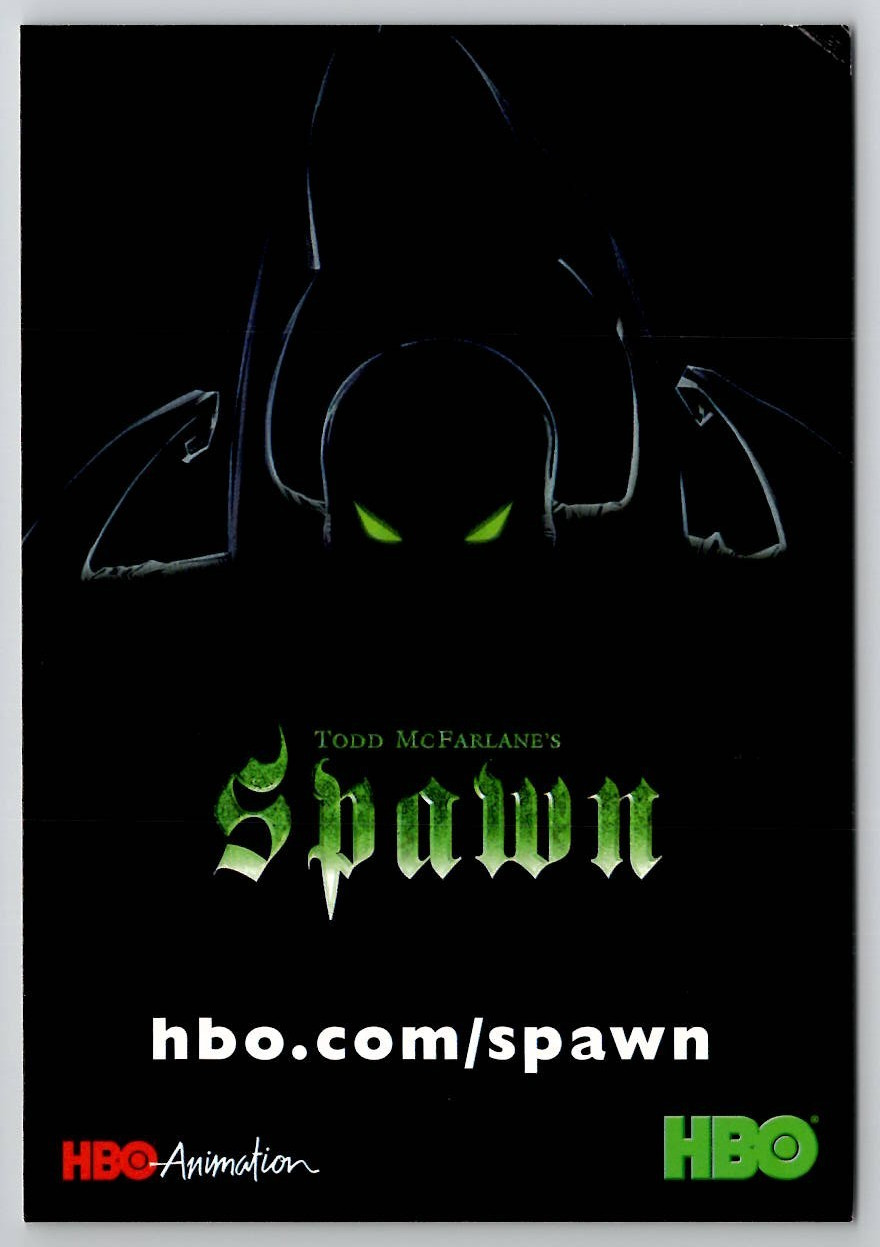 Spawn HBO Animation Movie Advertising Postcard L33 Spawn HBO Animation Movie Advertising Postcard L33